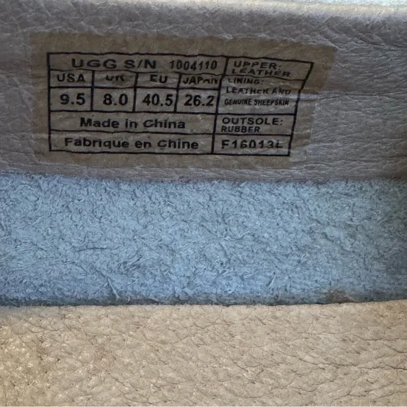 UGG Tylin Leather Boat Shoes - Size 9.5 Women’s -Coastal Grandma, Preppy - Picture 9 of 9